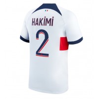 Moški Nogometni dresi Paris Saint-Germain Achraf Hakimi #2 Gostujoči 2023-24 Kratek Rokav